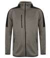 LV622 Finden + Hales Active Soft Shell Jacket Dark Grey Marl / Black colour image